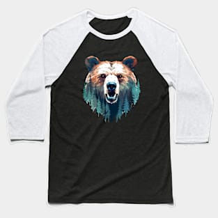 Grizzly Bear Animal World Wildlife Beauty Discovery Baseball T-Shirt